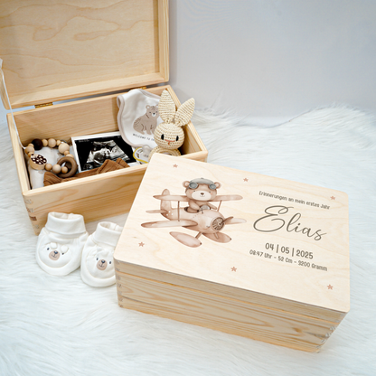 Personalized Memory Box - Baby Lion