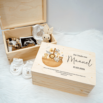 Personalisierte Erinnerungskiste - Arche Noah