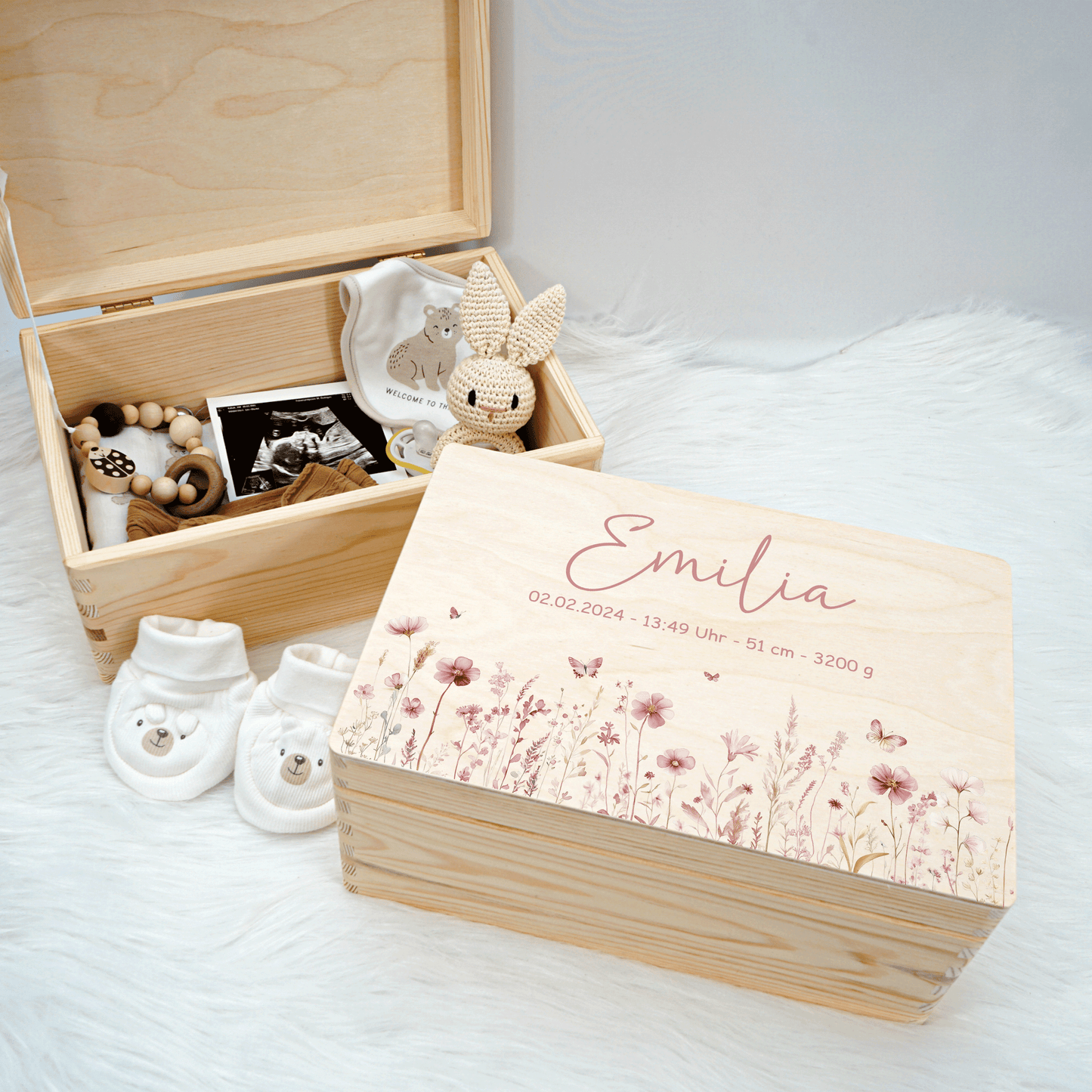 Personalized Memory Box - Baby Lion