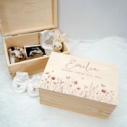 Personalized Memory Box - Baby Lion