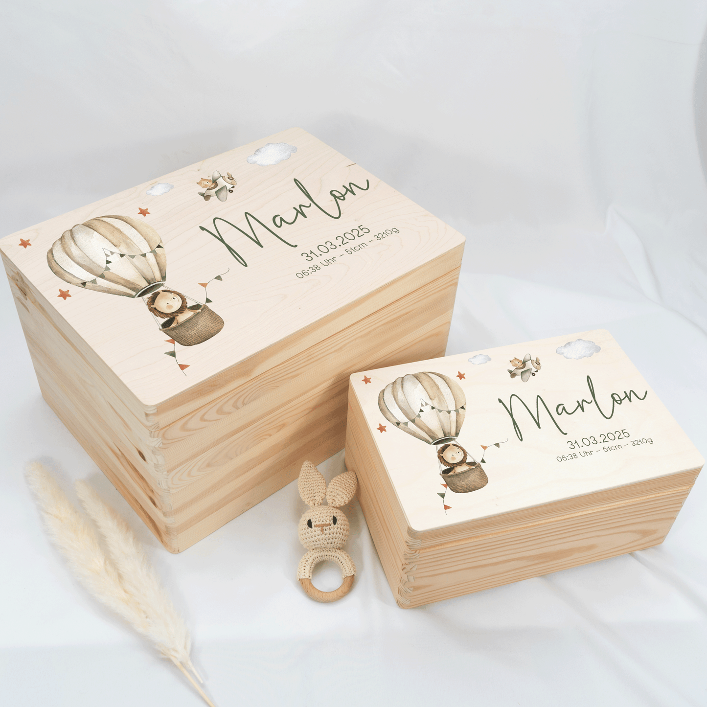 Personalized Memory Box - Baby Lion