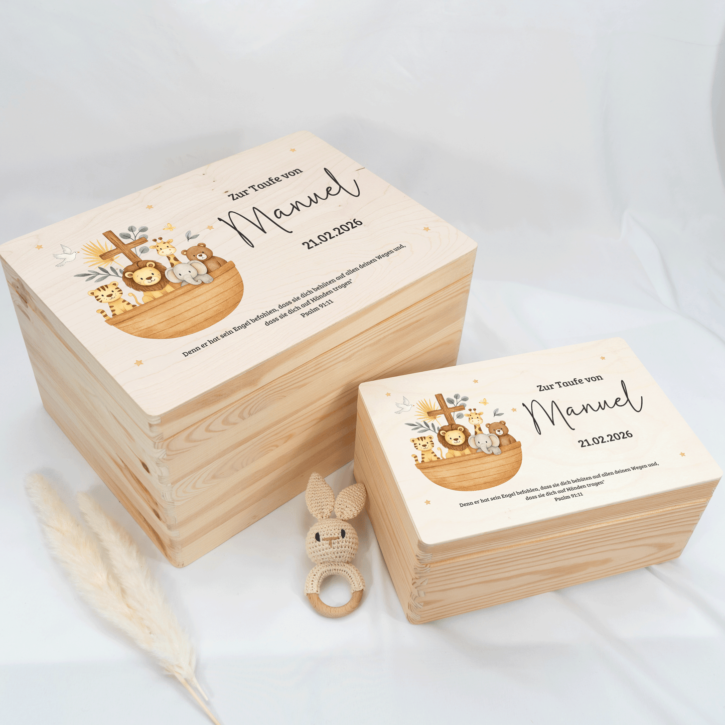 Personalisierte Erinnerungskiste - Arche Noah