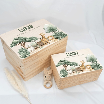 Personalized Memory Box - Baby Lion