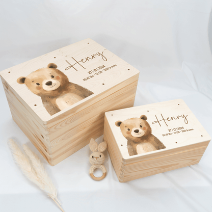 Personalized Memory Box - Baby Lion