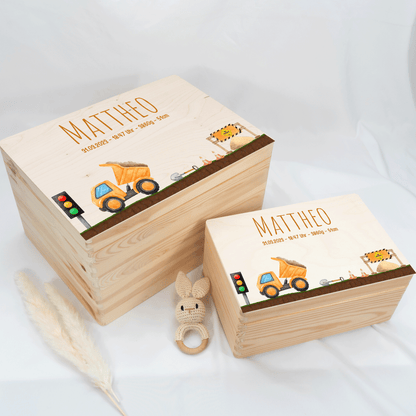Personalized Memory Box - Baby Lion