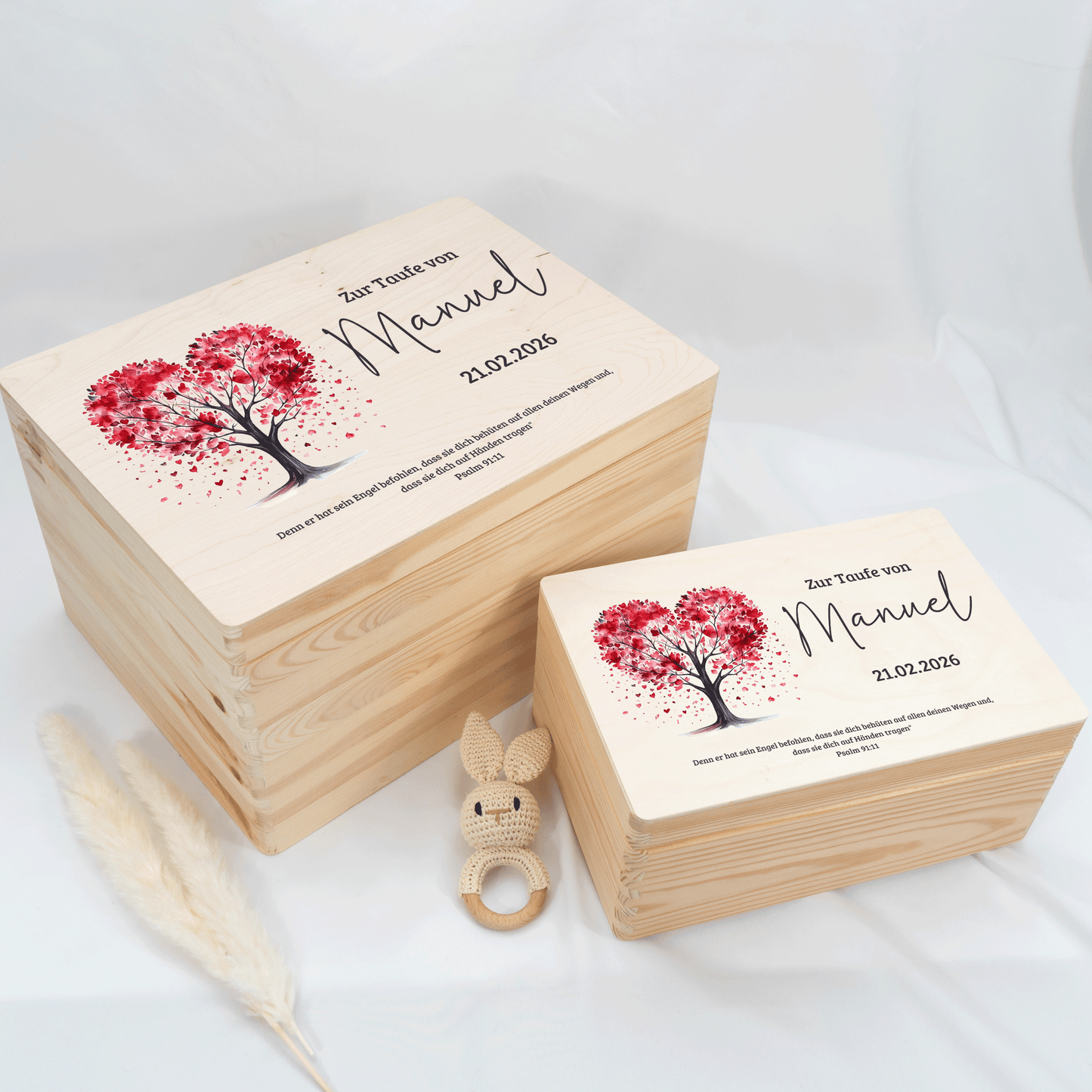 Personalisierte Erinnerungskiste - Herzensbaum
