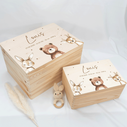 Personalisierte Erinnerungskiste - Abenteuerfreunde