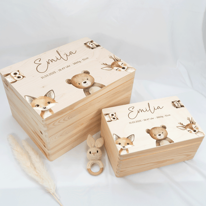 Personalized Memory Box - Baby Lion