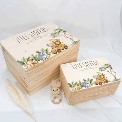 Personalized Memory Box - Baby Lion