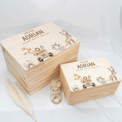 Personalized Memory Box - Baby Lion