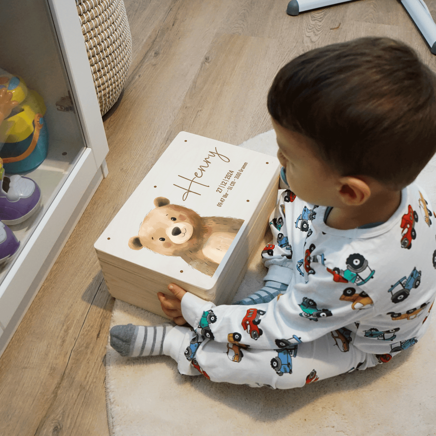 Personalized Memory Box - Baby Lion