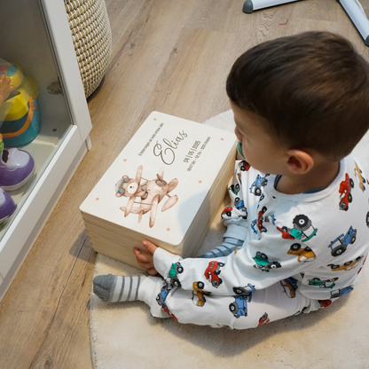 Personalized Memory Box - Baby Lion