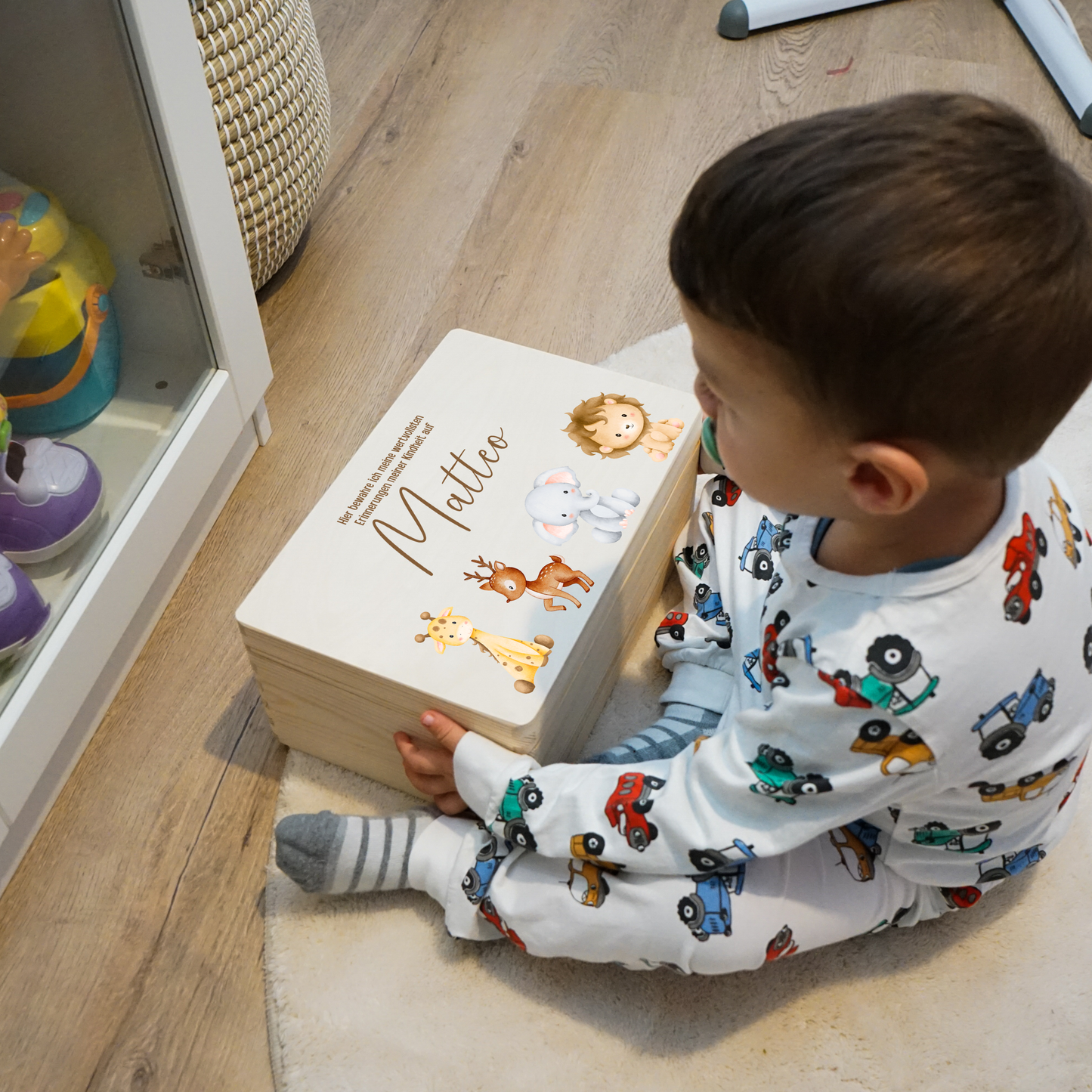 Personalized Memory Box - Baby Lion