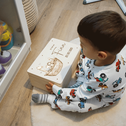 Personalized Memory Box - Baby Lion