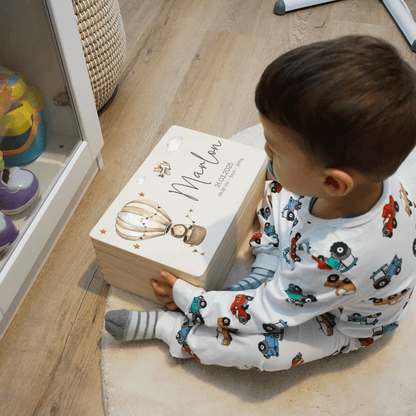 Personalized Memory Box - Baby Lion