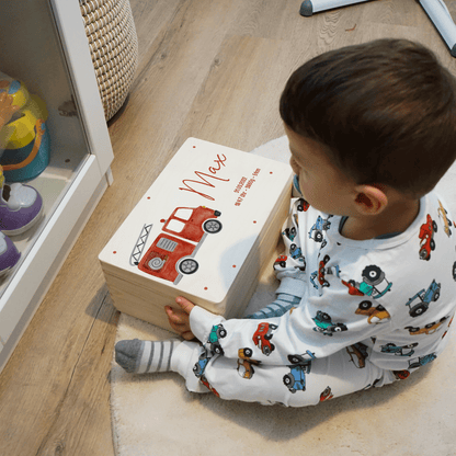 Personalized Memory Box - Baby Lion