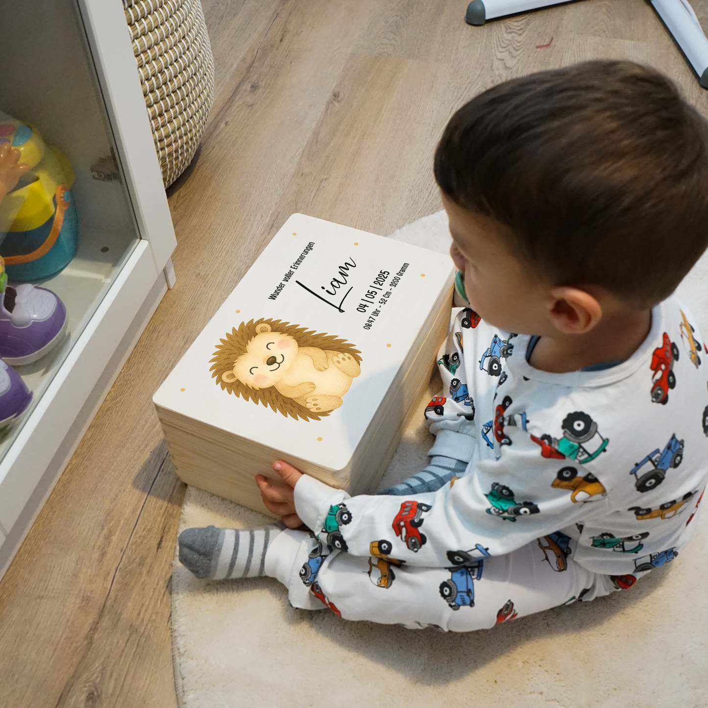 Personalized Memory Box - Baby Lion