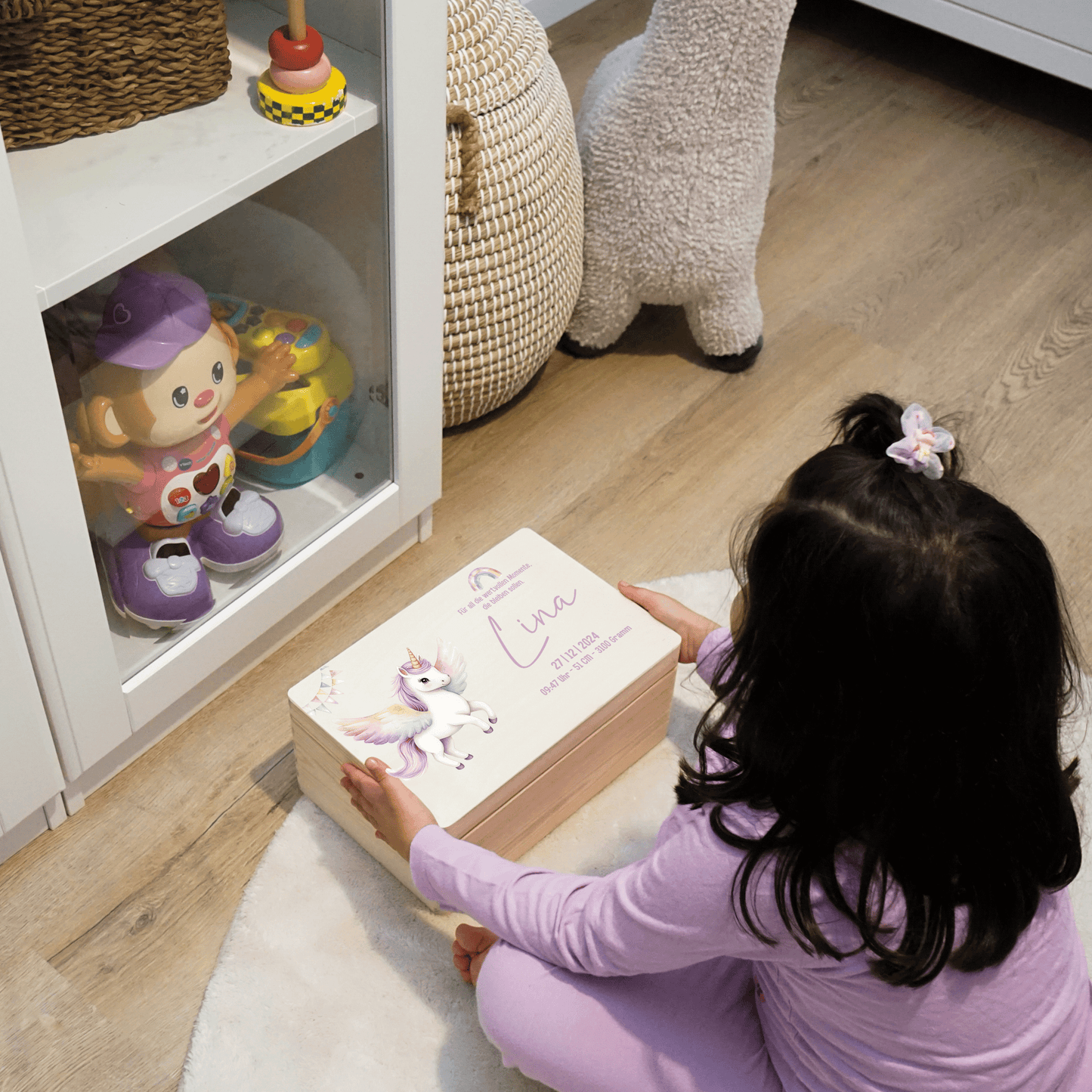 Personalized Memory Box - Baby Lion