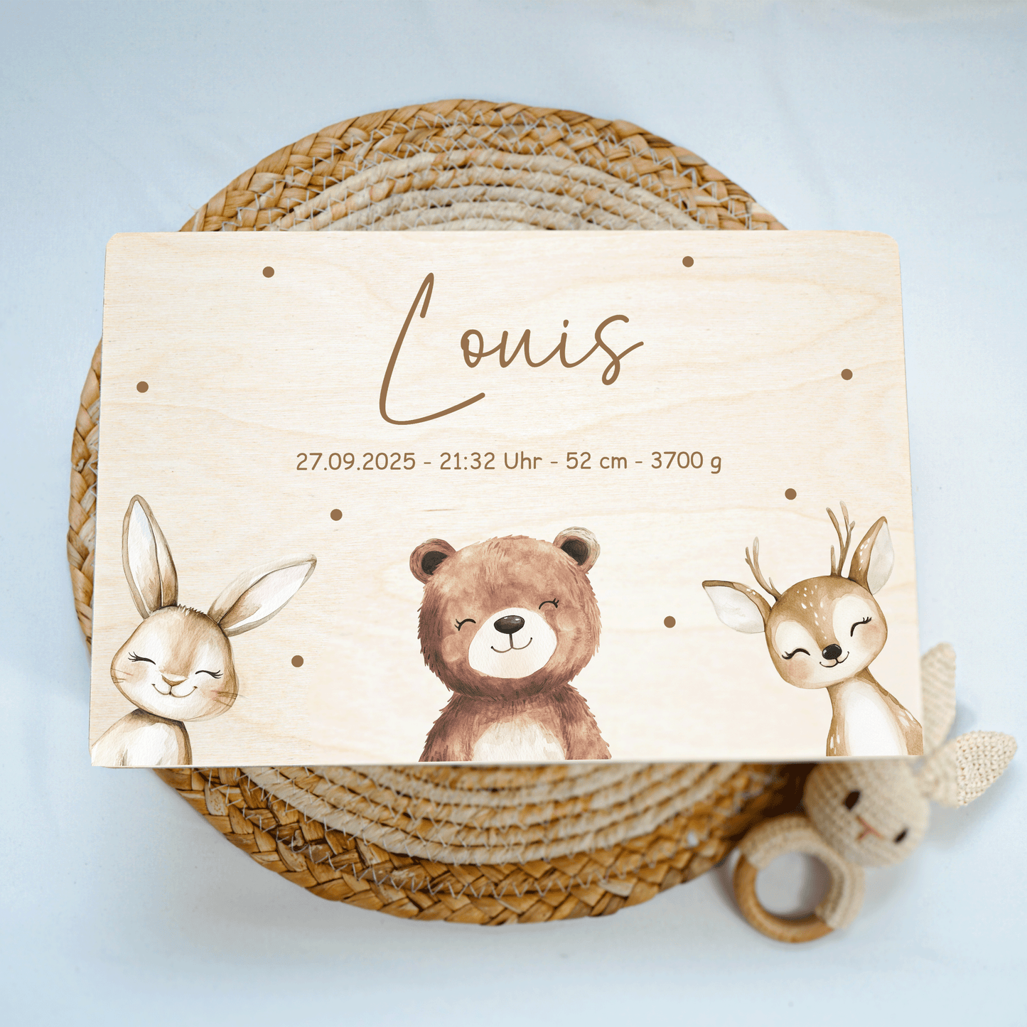 Personalisierte Erinnerungskiste - Abenteuerfreunde