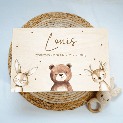 Personalisierte Erinnerungskiste - Abenteuerfreunde