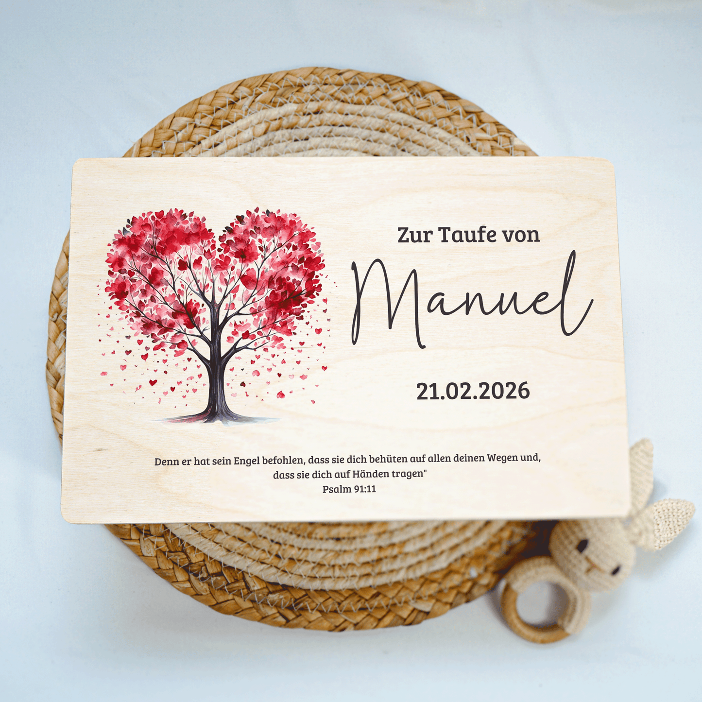 Personalisierte Erinnerungskiste - Herzensbaum