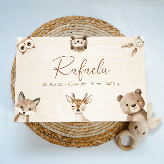 Personalized Memory Box - Baby Lion