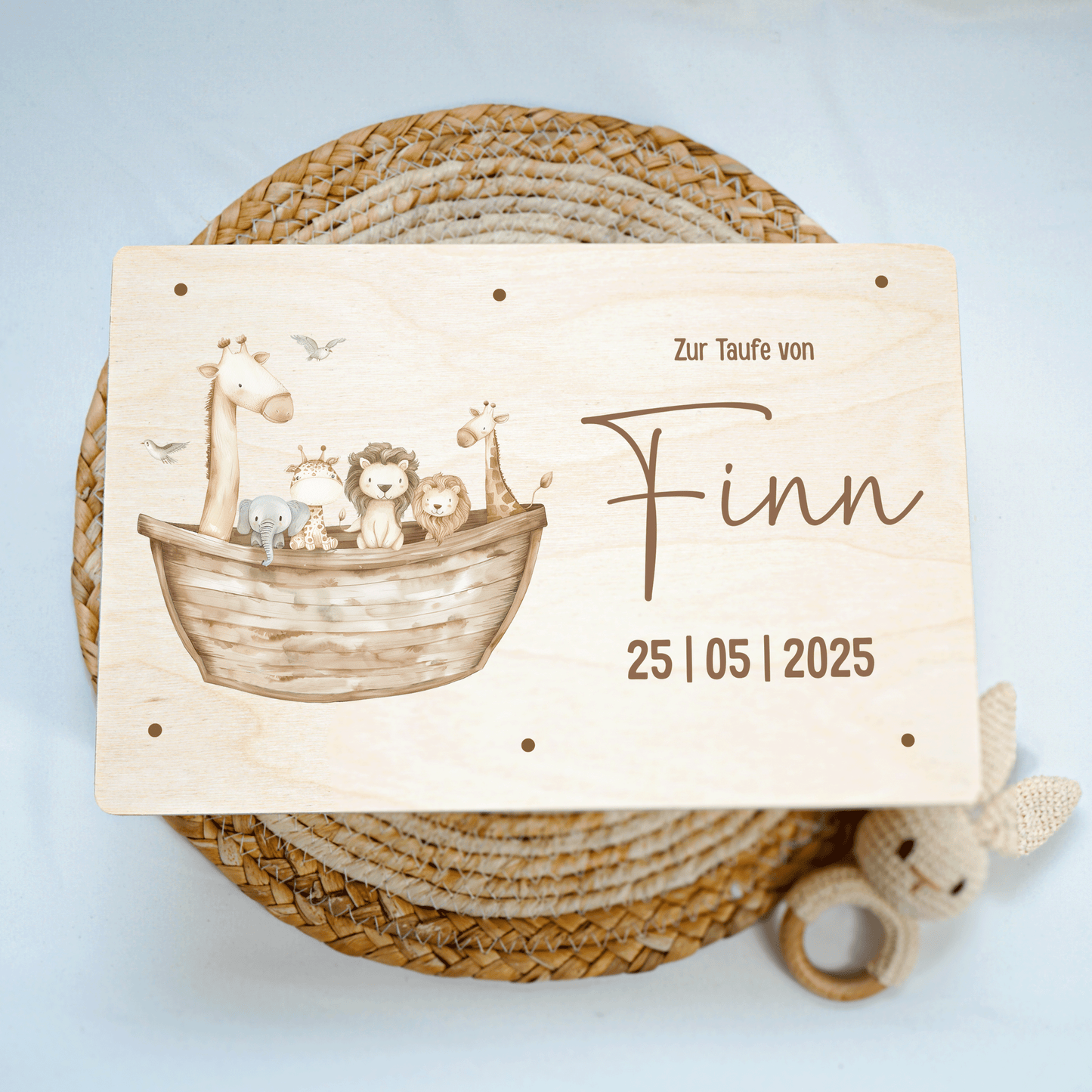 Personalized Memory Box - Baby Lion