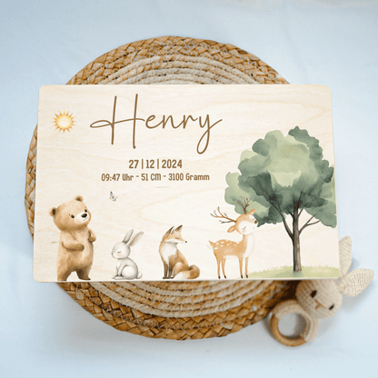 Personalized Memory Box - Baby Lion