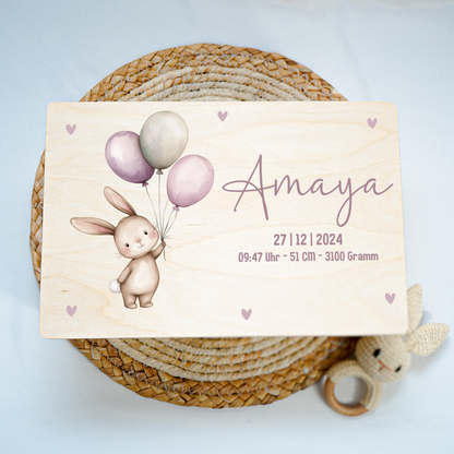 Personalized Memory Box - Baby Lion