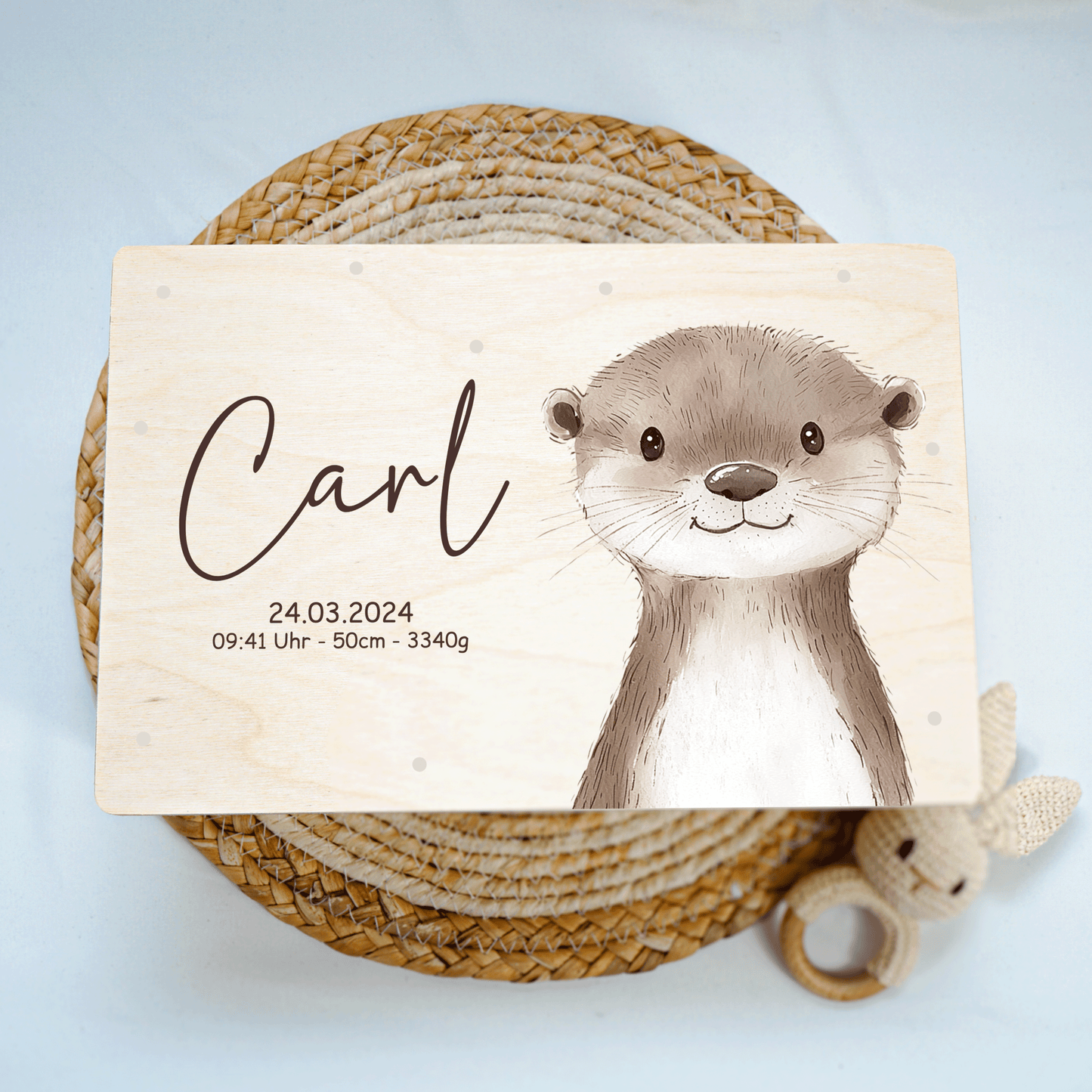 Personalized Memory Box - Baby Lion