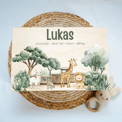 Personalized Memory Box - Baby Lion