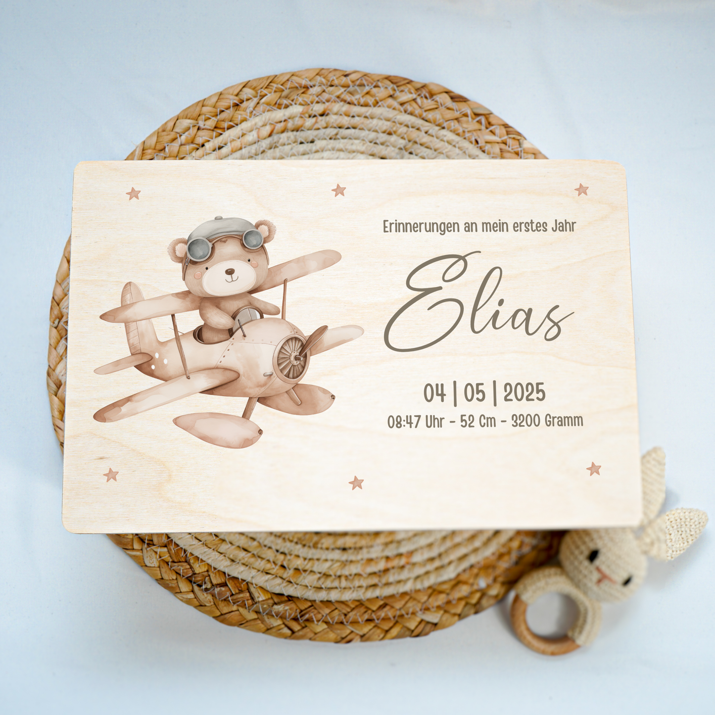 Personalized Memory Box - Baby Lion