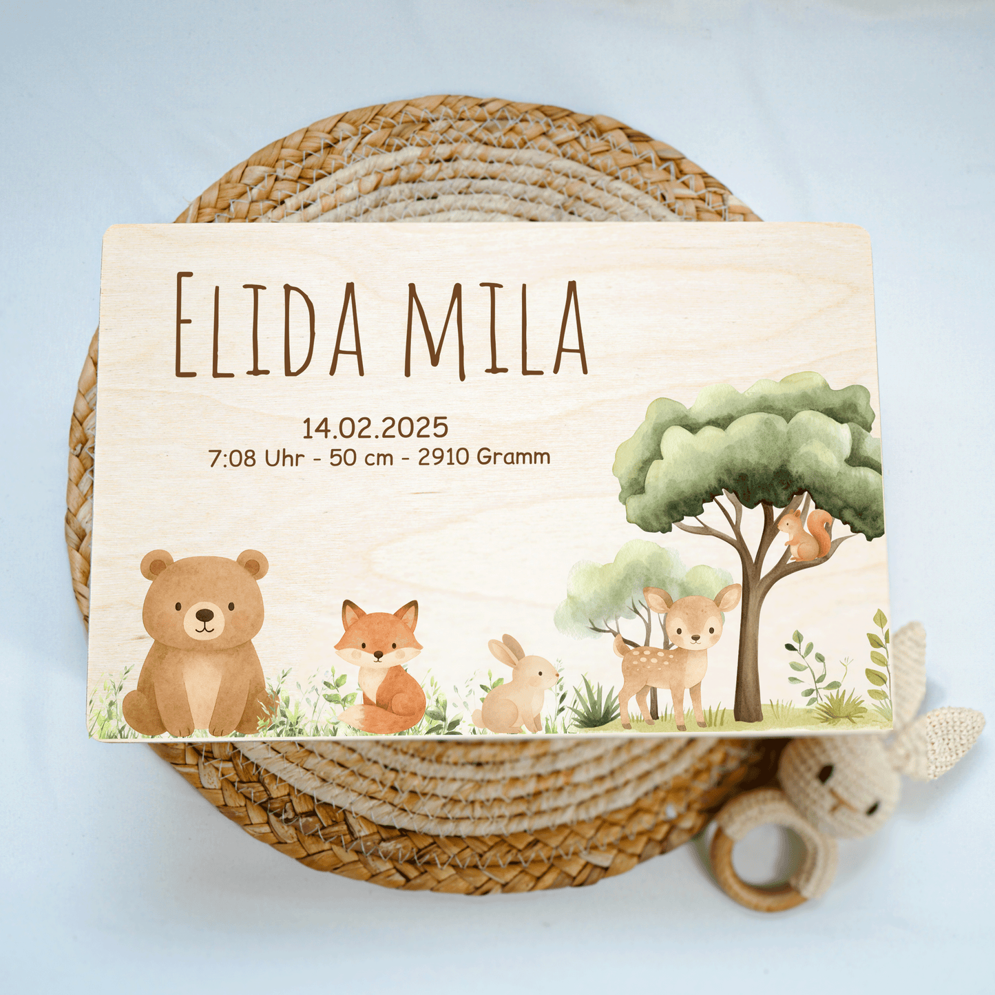 Personalized Memory Box - Baby Lion