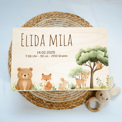 Personalized Memory Box - Baby Lion