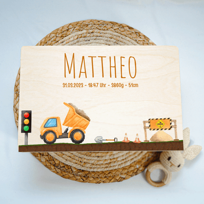 Personalized Memory Box - Baby Lion