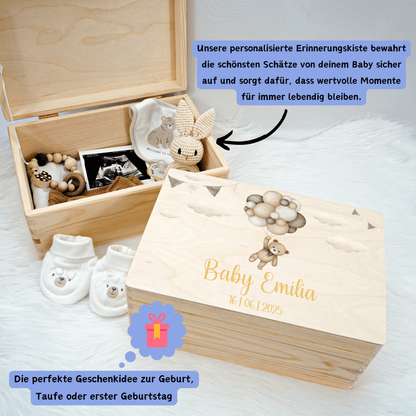 Personalized Memory Box - Baby Lion