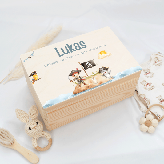 Personalized Memory Box - Baby Lion