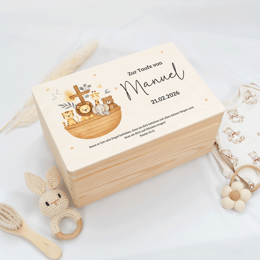 Personalisierte Erinnerungskiste - Arche Noah