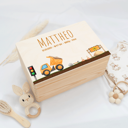 Personalized Memory Box - Baby Lion