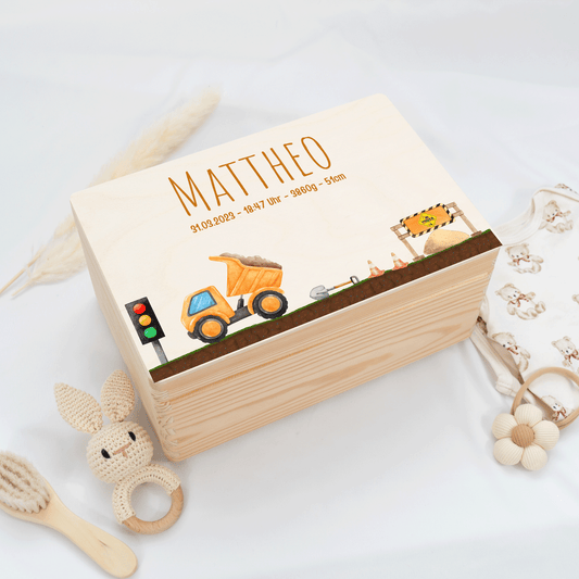 Personalized Memory Box - Baby Lion