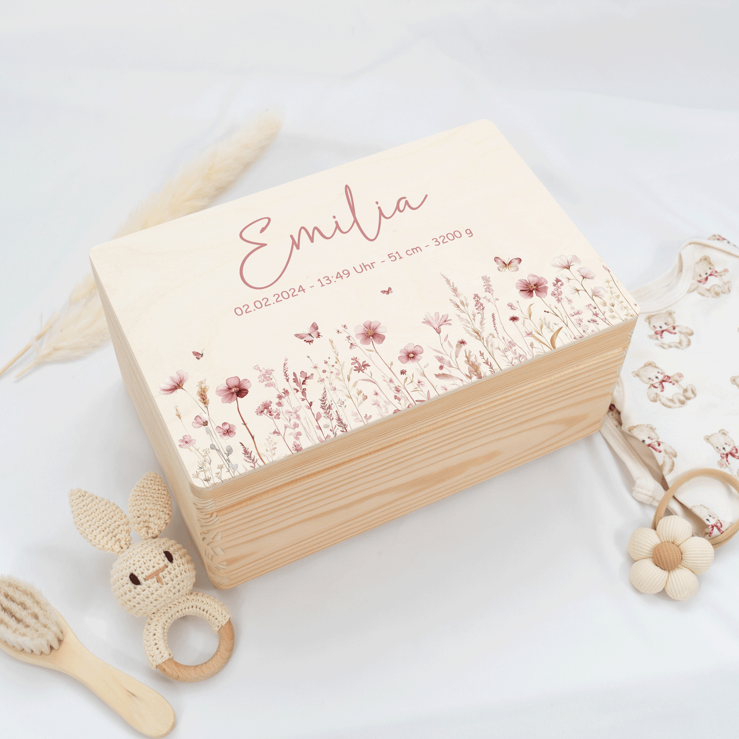 Personalized Memory Box - Baby Lion