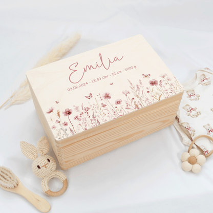Personalized Memory Box - Baby Lion