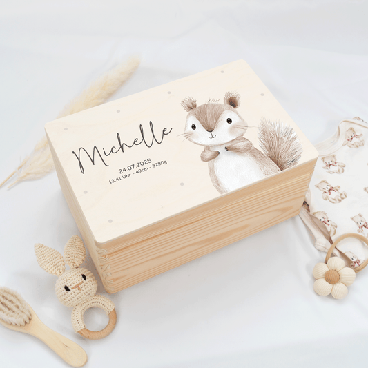 Personalized Memory Box - Baby Lion
