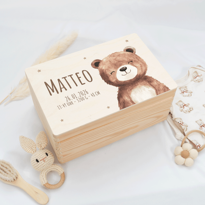 Personalisierte Erinnerungskiste - Abenteuerfreunde