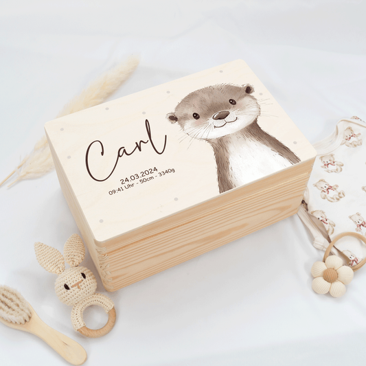 Personalized Memory Box - Baby Lion