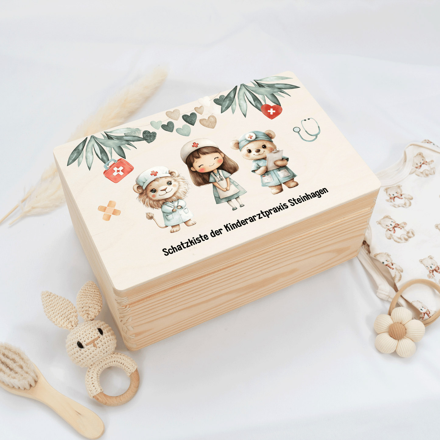Personalized Memory Box - Baby Lion