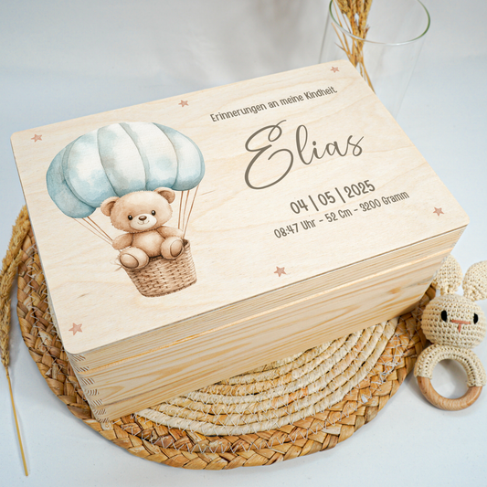 Personalized Memory Box - Baby Lion