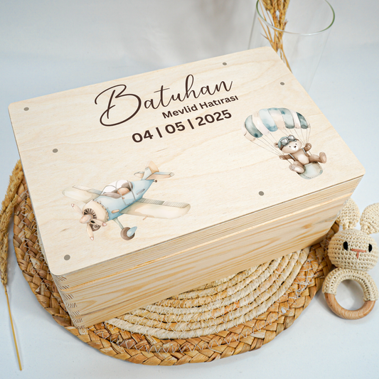 Personalized Memory Box - Baby Lion