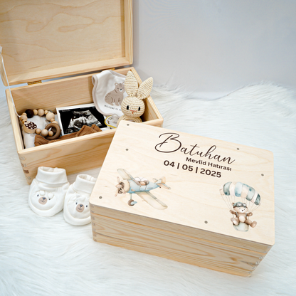 Personalized Memory Box - Baby Lion