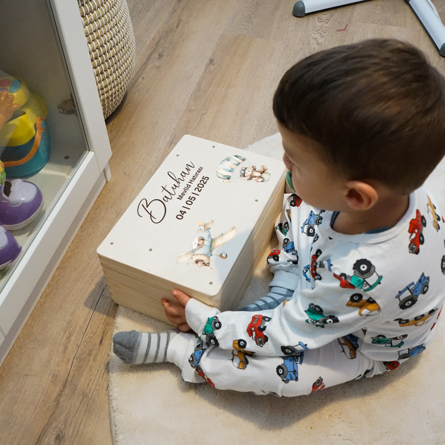 Personalized Memory Box - Baby Lion